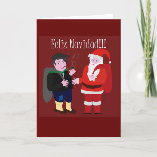 Cartão De Festividades Feliz Navidad