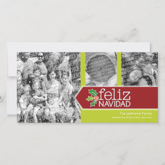 Cartão De Festividades Feliz Navidad - 3 photo collage