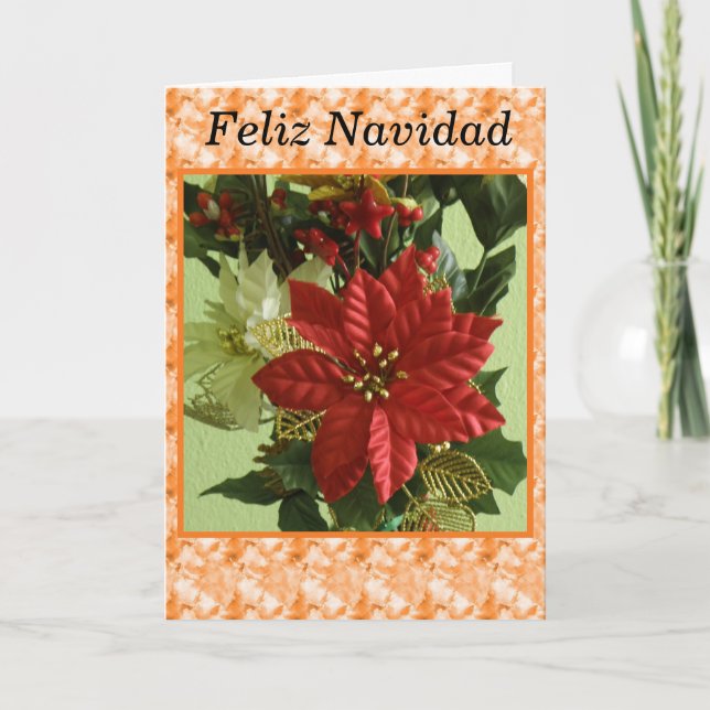 Cartão De Festividades Feliz Navidad/8 (Frente)