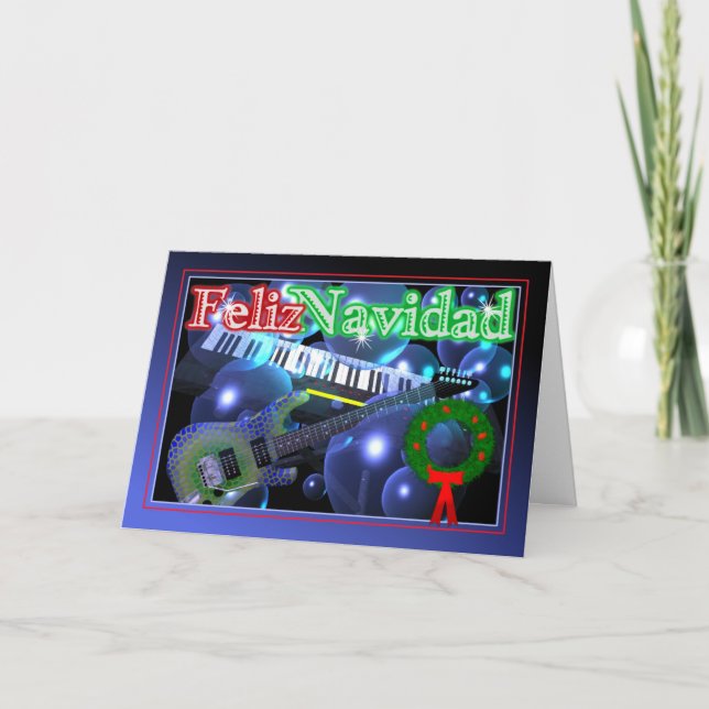 Cartão De Festividades Feliz Navidad card by valxart (Frente)