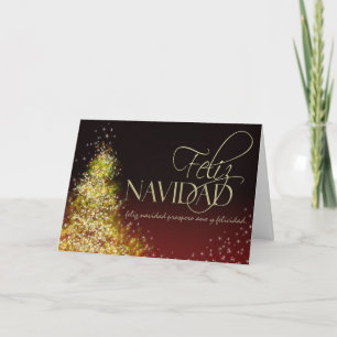 Cartão De Festividades Feliz Navidad Christmas Card