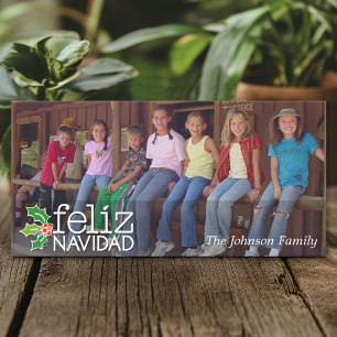 Cartão De Festividades Feliz Navidad - Foto Panorâmica ou Horizontal