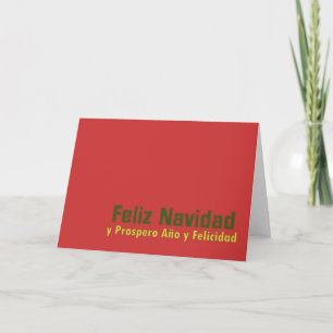 Cartão De Festividades Feliz Navidad Greetings!