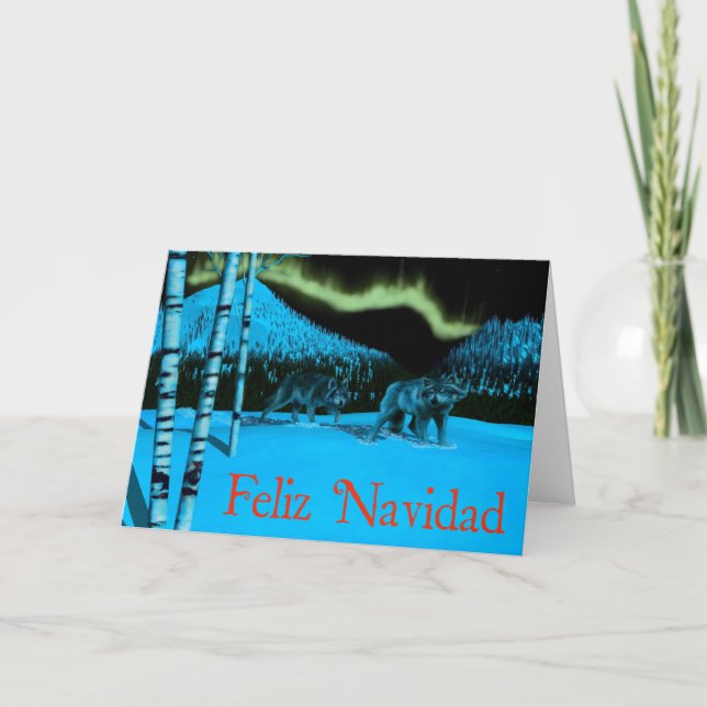 Cartão De Festividades Feliz Navidad - Patrol Noturno (Frente)