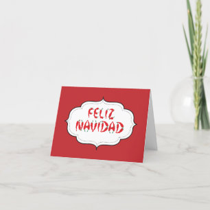 Cartão De Festividades Feliz Navidad Pimenta Vermelha Chile