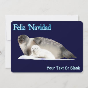 Cartão De Festividades Feliz Navidad - Selo com Toque