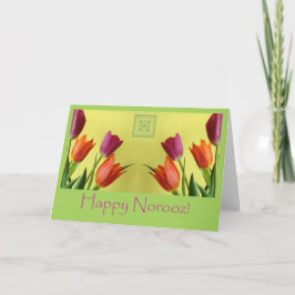 Cartão De Festividades Feliz Norooz, Ano Novo Persa