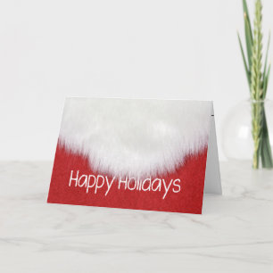 Cartão De Festividades Feliz Papai noel de férias