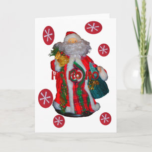 Cartão De Festividades Feliz Papai noel Feliz Natal Feliz Feriados Felize