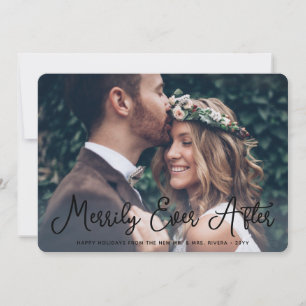 Cartão De Festividades Feliz para Sempre Recém-Casados 1º Natal 2 Foto