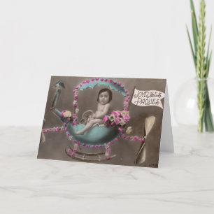 Cartão De Festividades Feliz Páscoa