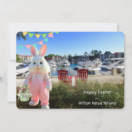 Cartão De Festividades Feliz Páscoa de Harbour Town, Ilha de Hilton Head