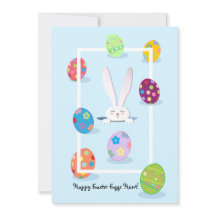 Feliz Páscoa Primavera Coelho Fofo Caça aos Ovos d