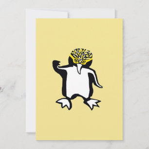 Cartão De Festividades Feliz PENGUIN - Vida selvagem marinha - Oceano - A
