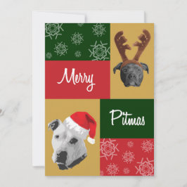 Cartão De Festividades Feliz Pitmas
