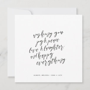 Cartão De Festividades Feliz Tudo