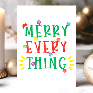 Cartão De Festividades Feliz Tudo Natal Divertido