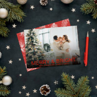 Feliz Vermelha Moderna e Na moda Brilhante Foto de