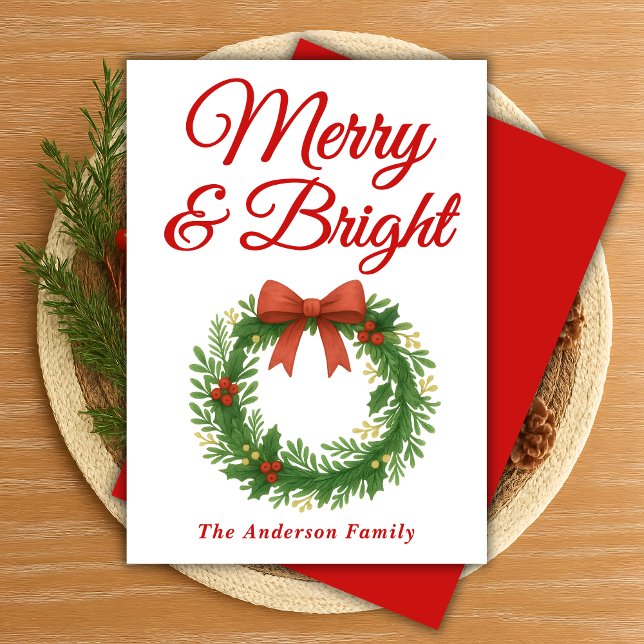 Cartão De Festividades Feliz Whimsérica e Fera de Natal Brilhante (Criador carregado)