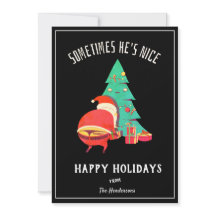 Felizes Feriados Engraçados Papais noeis Negros