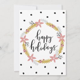 Cartão De Festividades Felizes Feriados Escreva Sua Própria Mensagem