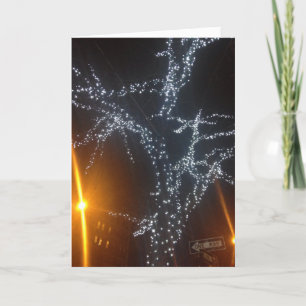 Cartão De Festividades Felizes Feriados Nova Iorque Natal Luzes NYC