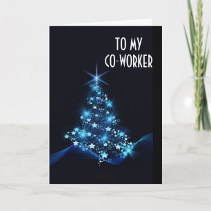 CARTÃO DE FESTIVIDADES FELIZES FÉRIAS AO MEU **COTRABALHADOR**