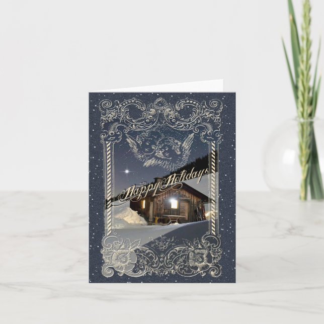 Cartão De Festividades FELIZES FÉRIAS - Notecard (Frente)