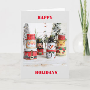 CARTÃO DE FESTIVIDADES FELIZES FÉRIAS PARA VOCÊ!