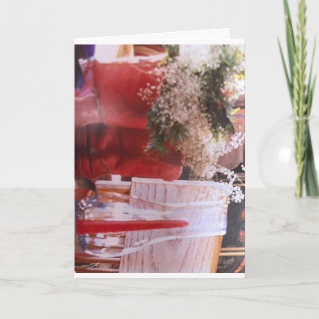 CARTÃO DE FESTIVIDADES **FELIZMENTE FERIADOS** CHEFE DE NATAL PARA VOCÊ! (Frente)