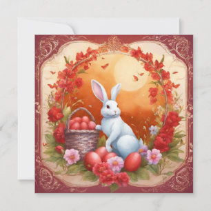 Cartão De Festividades Felz pascoa