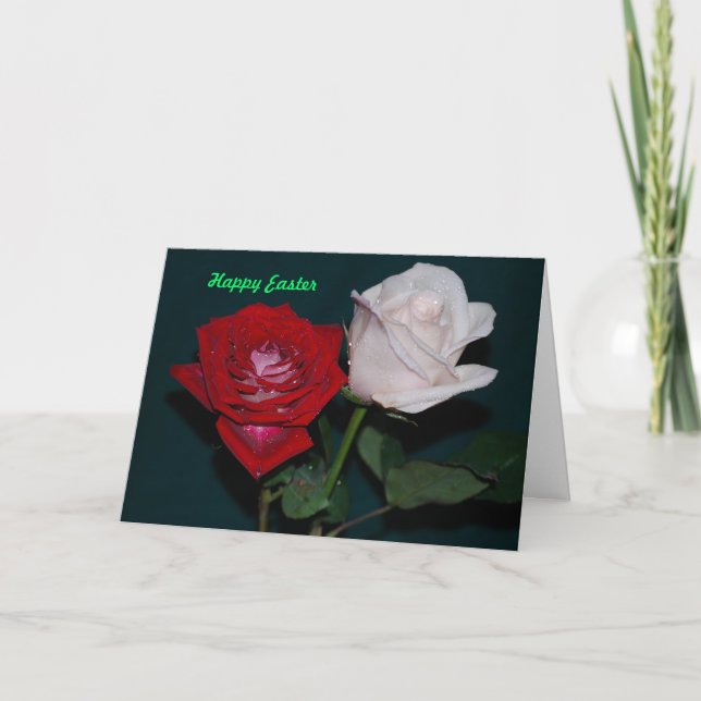 Cartão De Festividades Felz pascoa (Frente)