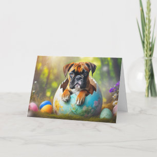 Cartão De Festividades Felz pascoa Boxer