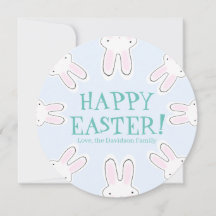 Felz pascoa de coelhos engraçados fofos azuis páli