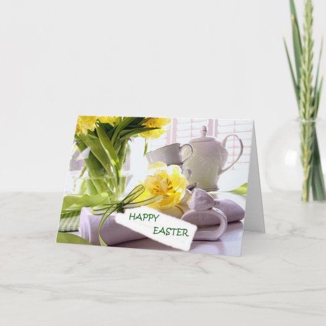 CARTÃO DE FESTIVIDADES FELZ PASCOA DE NOSSA CASA PARA SUA CASA (Frente)