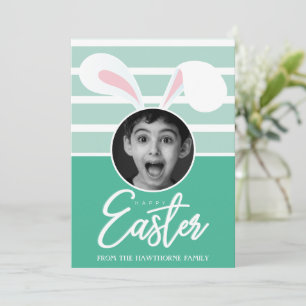 Cartão De Festividades "Felz pascoa" Fotos Personalizadas da Páscoa Bunn
