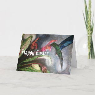Cartão De Festividades Felz pascoa, HUMMMMING BIRD Card