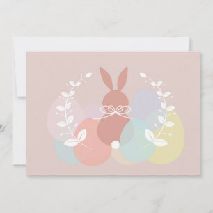 Cartão De Festividades Felz pascoa minimalista