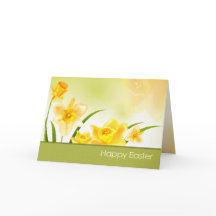 Felz pascoa. Páscoa primavera Daffodils