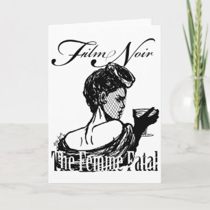 Cartão De Festividades Femme Fatal