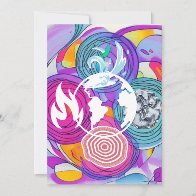 Cartão De Festividades Feng Shui (Frente)