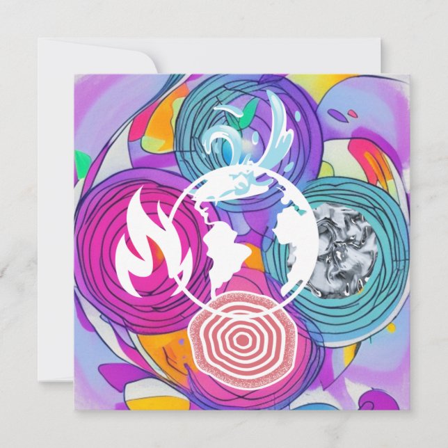 Cartão De Festividades Feng Shui (Frente)