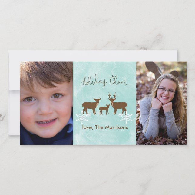 Cartão De Festividades Feriado (Frente)