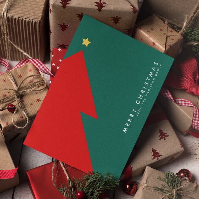 Cartão De Festividades Feriado corporativo da MERRY CHRISTMAS (Criador carregado)