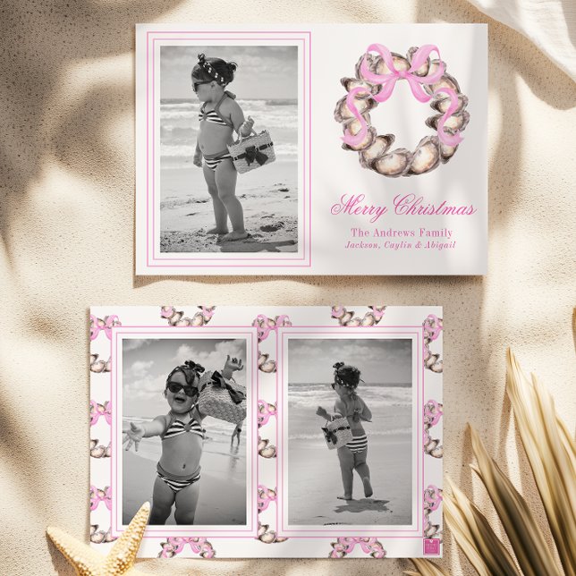 Cartão De Festividades Feriado de Feriado de Frota do Arco de Ostra Coste (Criador carregado)