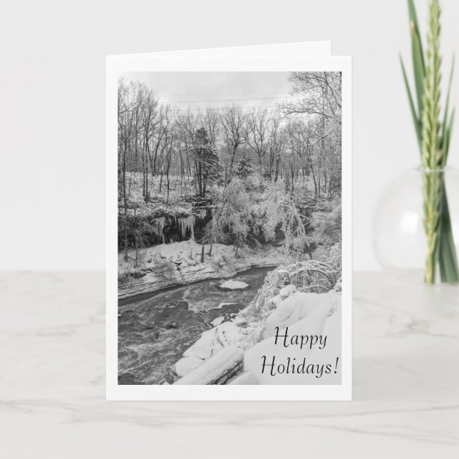 Cartão De Festividades Feriado de inverno (Frente)