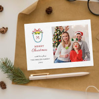 Feriado de Limão de Natal Monograma