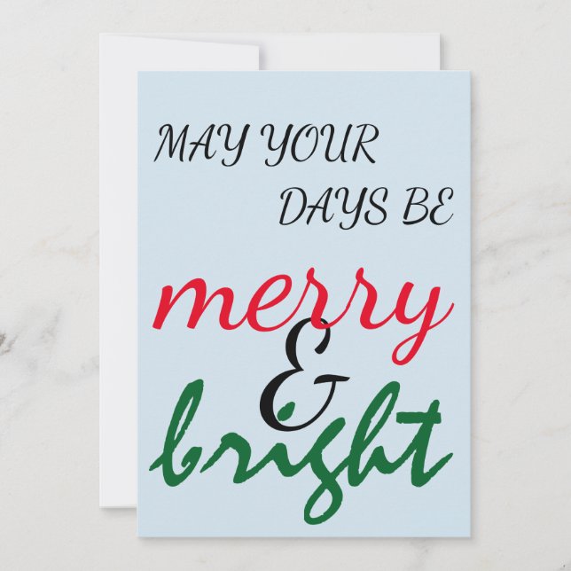 Cartão De Festividades Feriado de Natal (Frente)