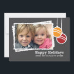 Cartão De Festividades Feriado de Natal em Quadro Chalkboard<br><div class="desc">O desenho do quadro faz deste um belo cartão de férias para enviar aos seus amigos e familiares.</div>