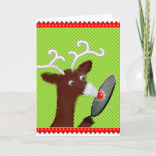 Cartão De Festividades Feriado de Natal engraçado